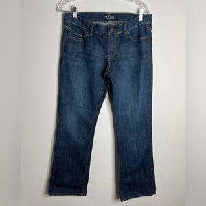 Old Navy Womens Jeans Size 8 Regular The Diva Lowest Rise Boot Cut Stretch Blue